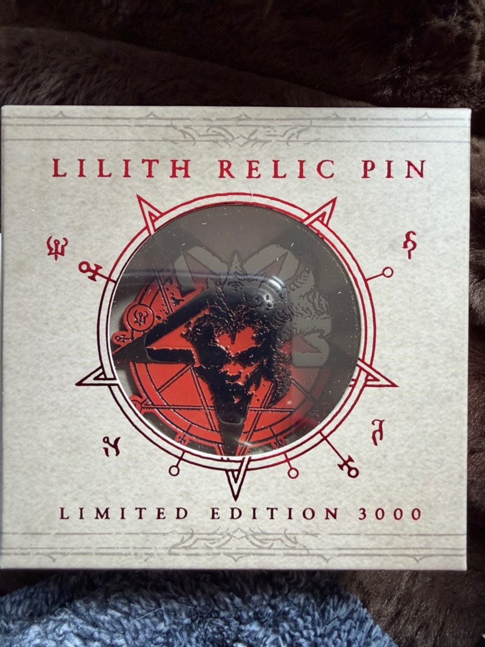 Diablo Iv Collector's‎ Edition Pin - Lilith Relic Pin 1/3000 Limited